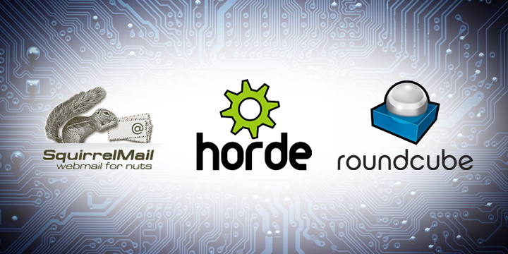 SquirrelMail, Roundcube and Horde